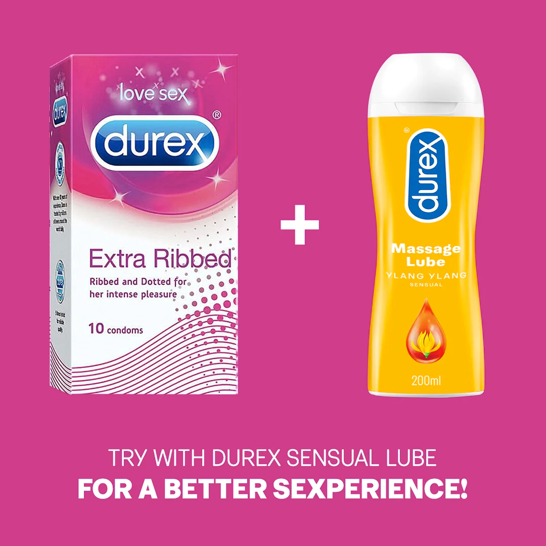 Durex Extra Ribbed - 10 Condoms - Image 6