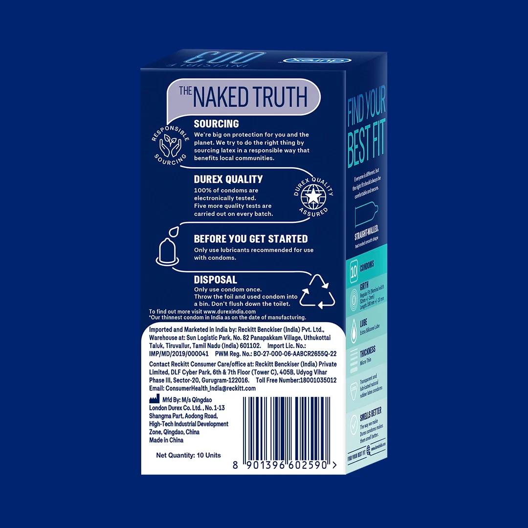 Durex Invisible 003 - 10 Condoms - Image 4