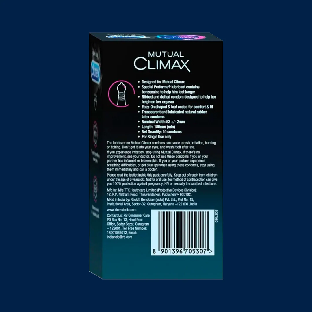 Durex Mutual Climax - 10 Condoms - Image 5